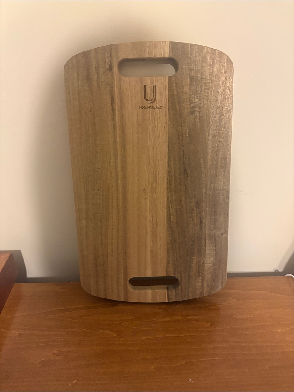 Uncommon James Wooden Serving & Cutting Board - Brown Wood Grain